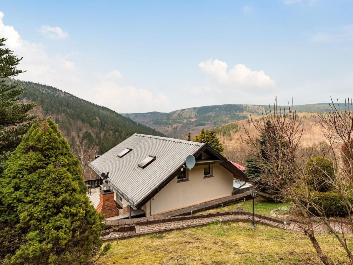 Majestic Holiday Home With Jacuzzi Unterschönau 외부 사진