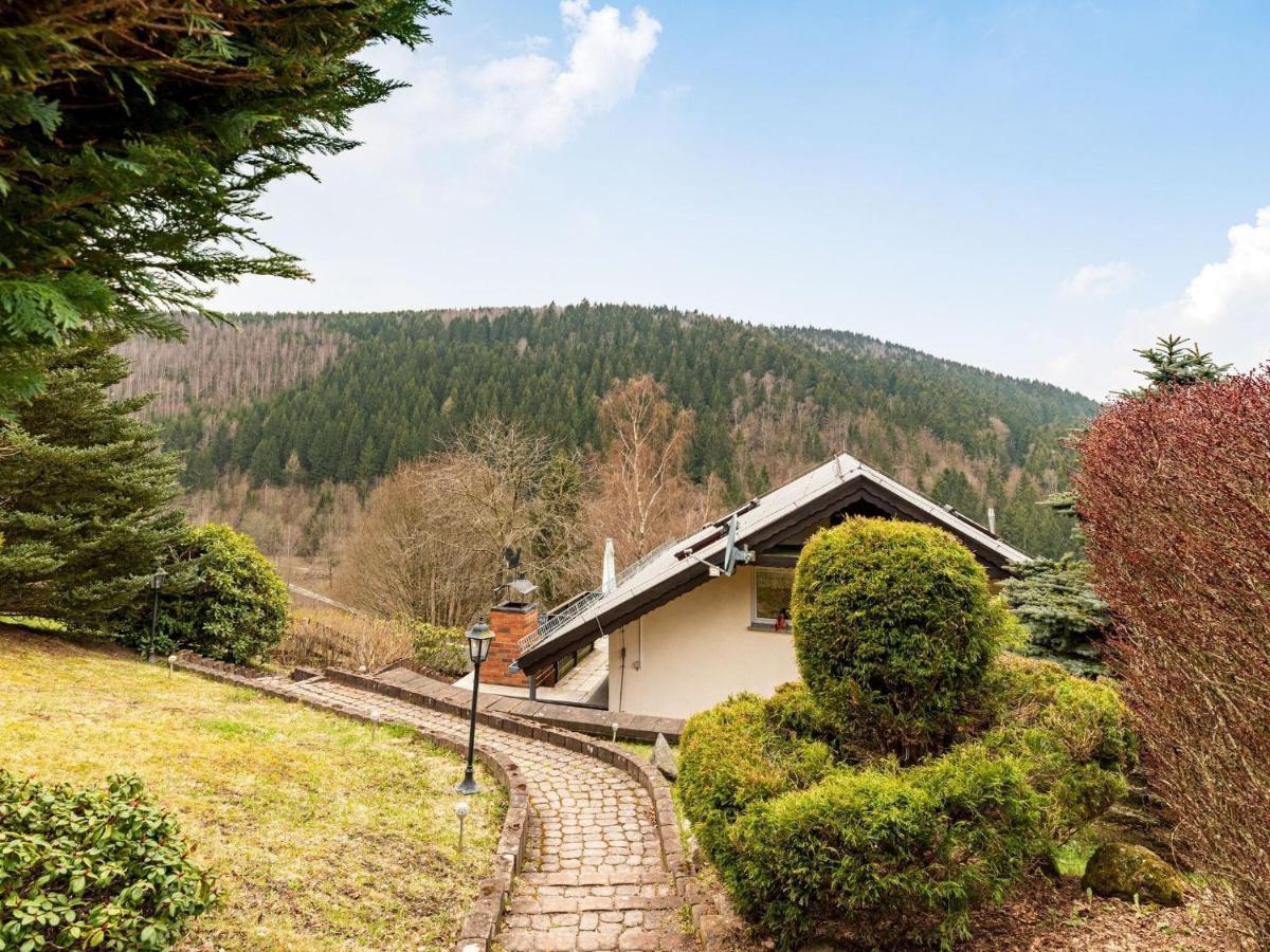 Majestic Holiday Home With Jacuzzi Unterschönau 외부 사진