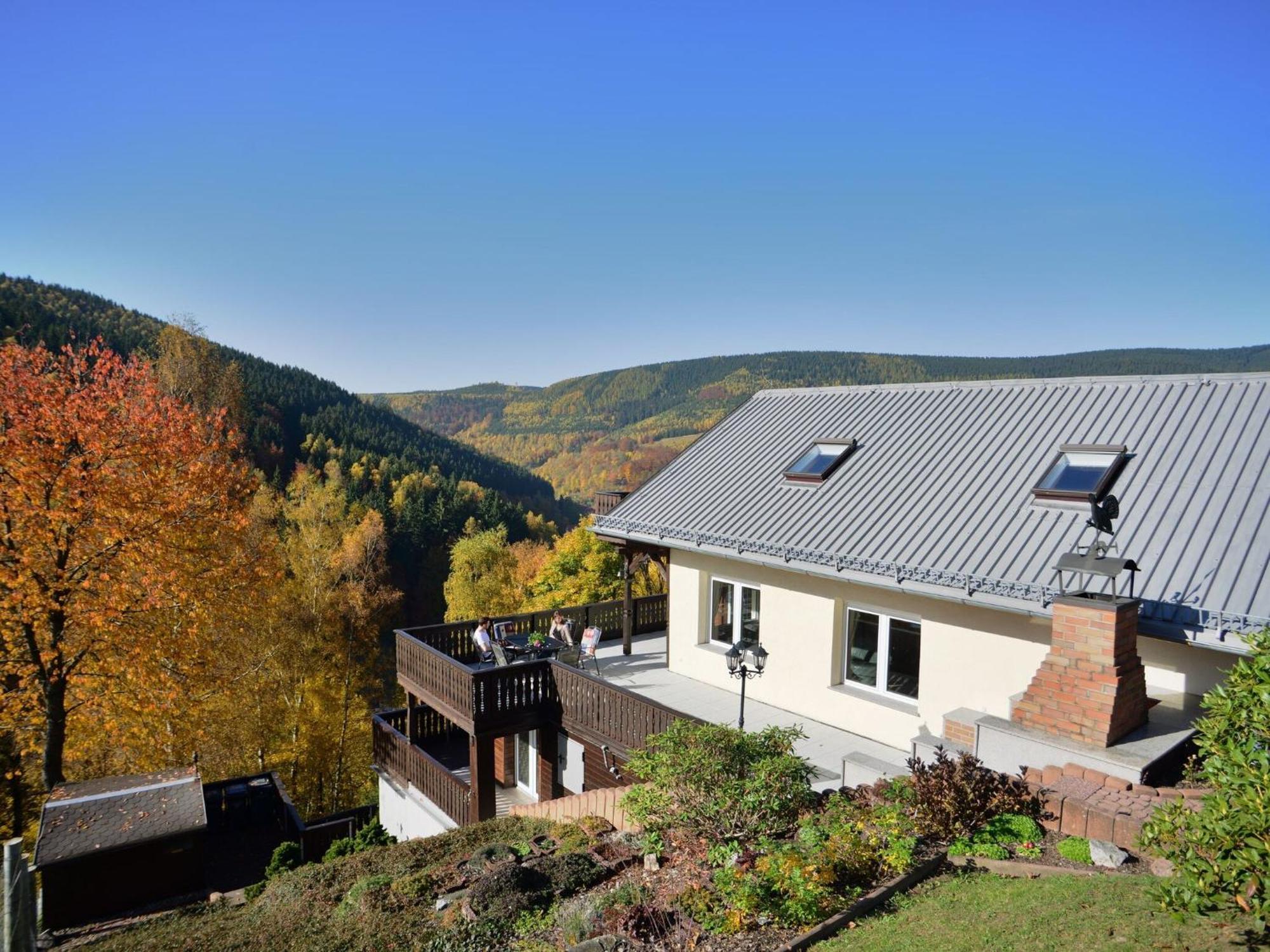 Majestic Holiday Home With Jacuzzi Unterschönau 외부 사진